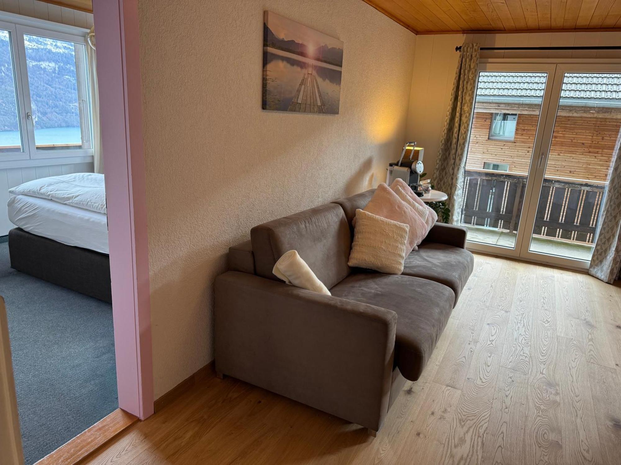 Eva'S Seeblick Krattigen Chambre photo